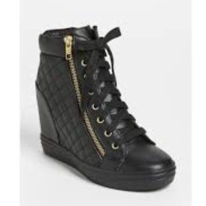 nordstrom steve madden wedge sneakers
